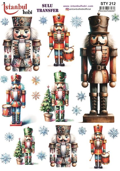 Yılbaşı Sulu Transfer 25X35CM STY212