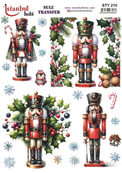 Yılbaşı Sulu Transfer 25X35CM STY210
