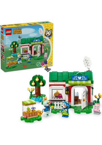 ® Animal Crossing™ Able Sisters Giyim Mağazası 77055 - 6 Yaş & Üzeri Çocuklar için Yaratıcı Oyuncak Yapım Seti (322 Parça)