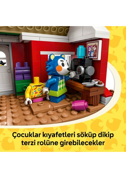 ® Animal Crossing™ Able Sisters Giyim Mağazası 77055 - 6 Yaş & Üzeri Çocuklar için Yaratıcı Oyuncak Yapım Seti (322 Parça)