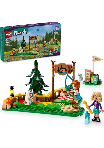 ® Friends Macera Kampı Okçuluk Alanı 42622 - 6 Yaş & Üzeri Çocuklar için Yaratıcı Oyuncak Yapım Seti (157 Parça)