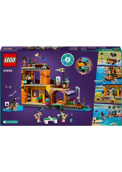 ® Friends Macera Kampı Su Sporları 42626 - 7 Yaş & Üzeri Çocuklar için Yaratıcı Oyuncak Yapım Seti (628 Parça)