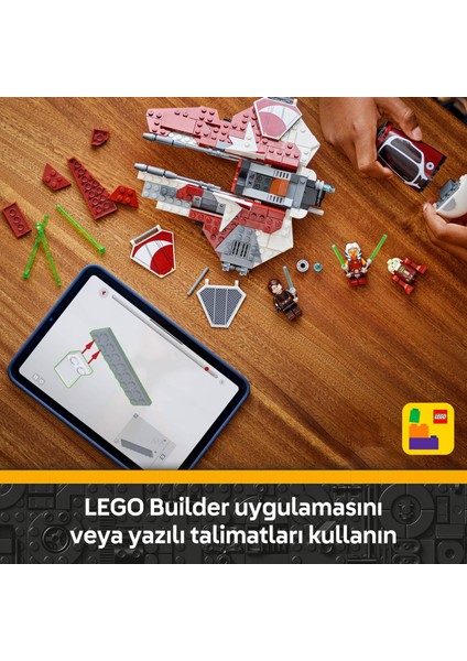 ® Star Wars™ Ahsoka'nın Jedi Interceptor™’ı 75401 - 8 Yaş & Üzeri Çocuklar için Yaratıcı Oyuncak Yapım Seti (290 Parça)