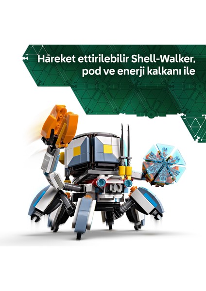 ® Horizon Adventures™ Aloy ve Varl, Metalkabuk ve Hızardiş’e Karşı 77037 - 9+ Yaratıcı Oyuncak Yapım Seti (768 Parça)
