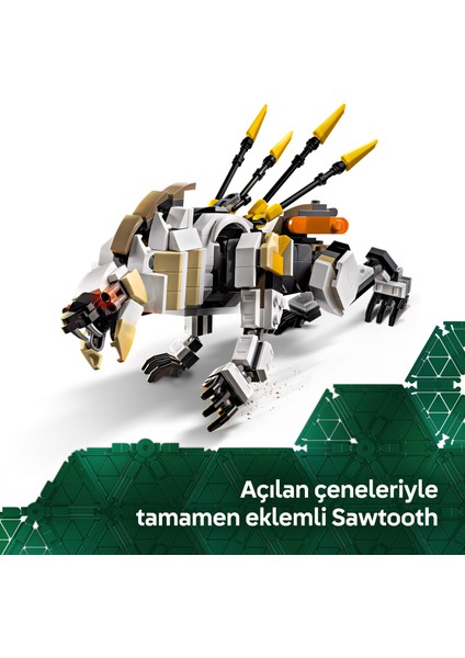 ® Horizon Adventures™ Aloy ve Varl, Metalkabuk ve Hızardiş’e Karşı 77037 - 9+ Yaratıcı Oyuncak Yapım Seti (768 Parça)