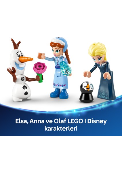 ® │ Disney Arendelle Karlar Ülkesi Şatosu 43265 - 5 Yaş & Üzeri Çocuklar için Yaratıcı Oyuncak Yapım Seti (177 Parça)