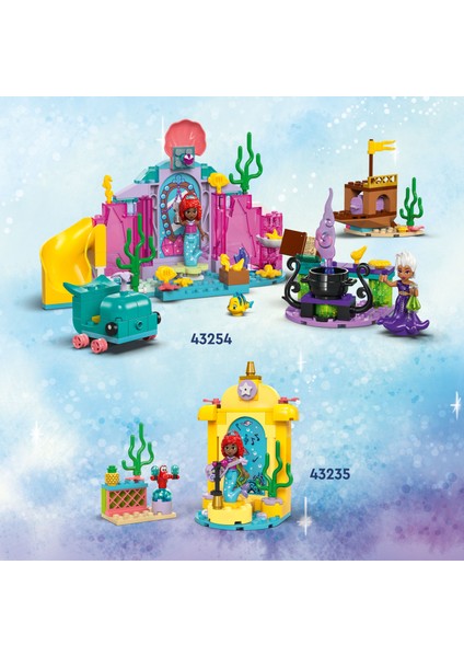 ® │ Disney Princess Ariel'in Müzik Sahnesi 43235 - 4 Yaş & Üzeri Çocuklar için Yaratıcı Oyuncak Yapım Seti (60 Parça)