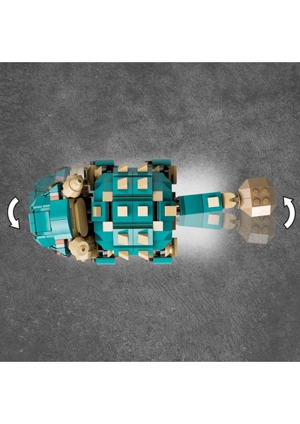 ® Jurassic World Yavru Bumpy: Ankylosaurus 76962 - 7 Yaş & Üzeri Çocuklar için Yaratıcı Oyuncak Dinazor Yapım Seti (358 Pr)