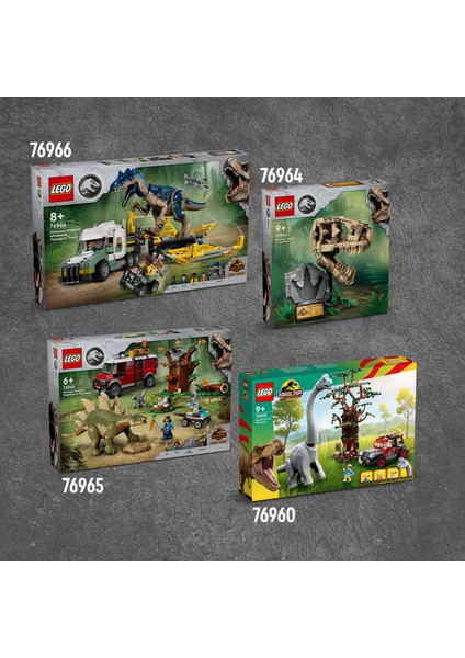 ® Jurassic World Yavru Bumpy: Ankylosaurus 76962 - 7 Yaş & Üzeri Çocuklar için Yaratıcı Oyuncak Dinazor Yapım Seti (358 Pr)