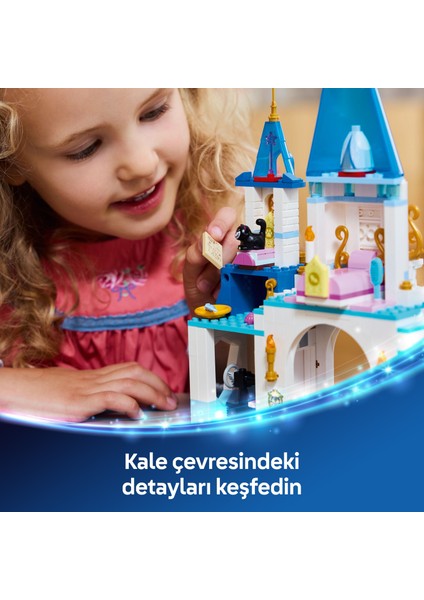 ® │ Disney Princess Sindirella’nın Şatosu ve At Arabası 43275 - 6 Yaş & Üzeri Çocuklar için Oyuncak Yapım Seti (596 Pr)