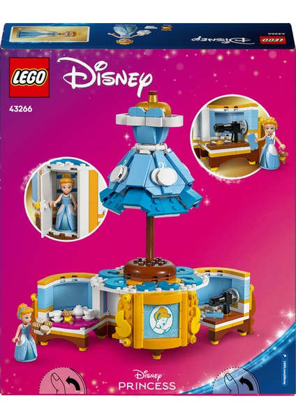 ® │ Disney Princess Sindirella'nın Elbisesi 43266 - 9 Yaş & Üzeri Çocuklar için Yaratıcı Oyuncak Yapım Seti (474 Parça)