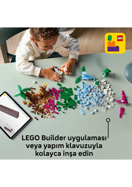 ® Classic Yaratıcı Dinozorlar 11041 - 5 Yaş & Üzeri Çocuklar için Yaratıcı Oyuncak Yapım Seti (450 Parça)