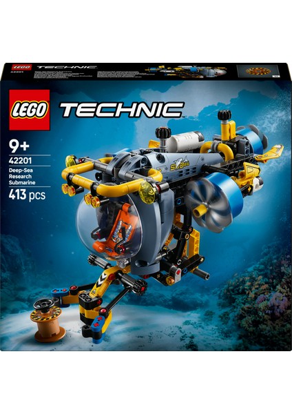 ® Technic Derin Deniz Araştırma Denizaltısı 42201 - 9 Yaş & Üzeri Çocuklar için Yaratıcı Oyuncak Yapım Seti (413 P)