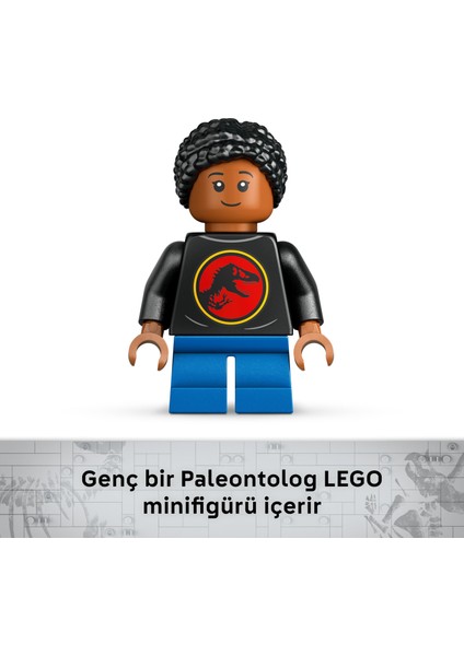 ® Jurassic World Dinozor Fosilleri: Triceratops Kafatası 76969 - 9 Yaş & Üzeri Çocuklar için Oyuncak Yapım Seti (468 P)