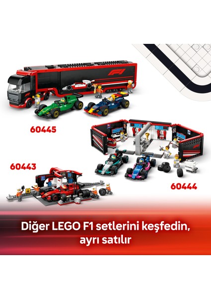 ® City McLaren Yarış Arabalı F1® Sürücüsü 60442 - 6 Yaş & Üzeri Çocuklar için Yaratıcı Oyuncak Yapım Seti (86 Parça)