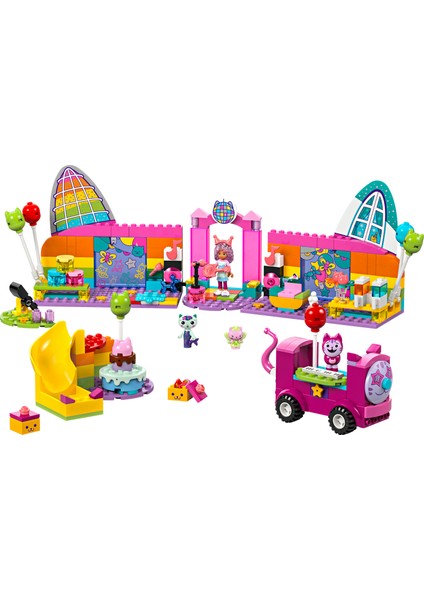 ® Gabby's Dollhouse Gabby'nin Parti Odası 10797 - 4 Yaş & Üzeri Çocuklar için Yaratıcı Oyuncak Yapım Seti (252 Parça)