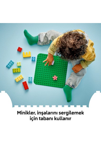 ® DUPLO® Yeşil Yapım Plakası 10460 - 1½ Yaş & Üzeri Çocuklar için Eğitici Oyuncak Yapım Seti (1 Parça)