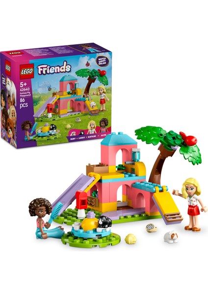 ® Friends Ginepig Oyun Parkı 42640 - 5 Yaş & Üzeri Çocuklar için Yaratıcı Oyuncak Yapım Seti (86 Parça)