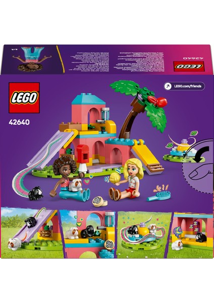 ® Friends Ginepig Oyun Parkı 42640 - 5 Yaş & Üzeri Çocuklar için Yaratıcı Oyuncak Yapım Seti (86 Parça)