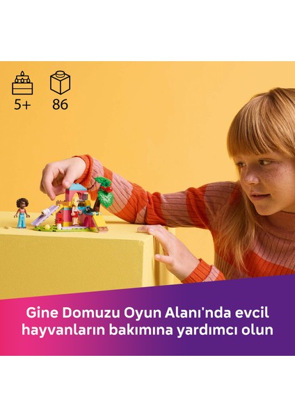 ® Friends Ginepig Oyun Parkı 42640 - 5 Yaş & Üzeri Çocuklar için Yaratıcı Oyuncak Yapım Seti (86 Parça)