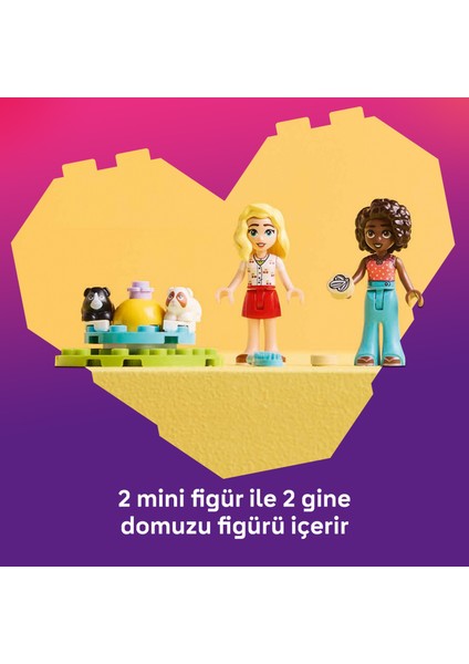 ® Friends Ginepig Oyun Parkı 42640 - 5 Yaş & Üzeri Çocuklar için Yaratıcı Oyuncak Yapım Seti (86 Parça)