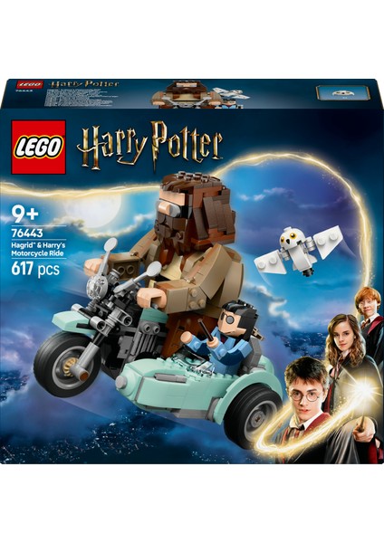 ® Harry Potter™ Hagrid™ ve Harry'nin Motosiklet Yolculuğu 76443 - 9 Yaş & Üzeri Çocuklar için Oyuncak Yapım Seti (617 Parça)