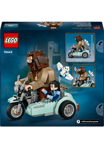 ® Harry Potter™ Hagrid™ ve Harry'nin Motosiklet Yolculuğu 76443 - 9 Yaş & Üzeri Çocuklar için Oyuncak Yapım Seti (617 Parça)