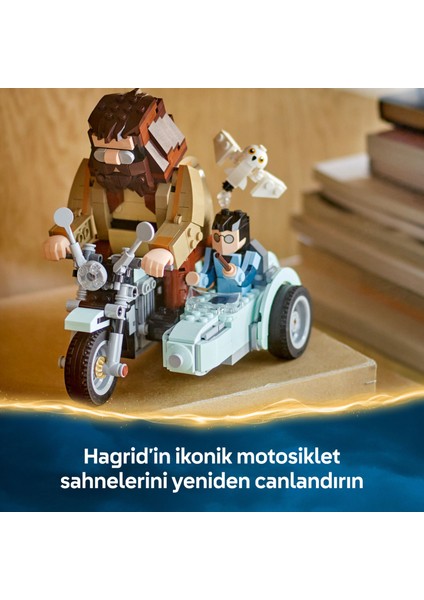® Harry Potter™ Hagrid™ ve Harry'nin Motosiklet Yolculuğu 76443 - 9 Yaş & Üzeri Çocuklar için Oyuncak Yapım Seti (617 Parça)