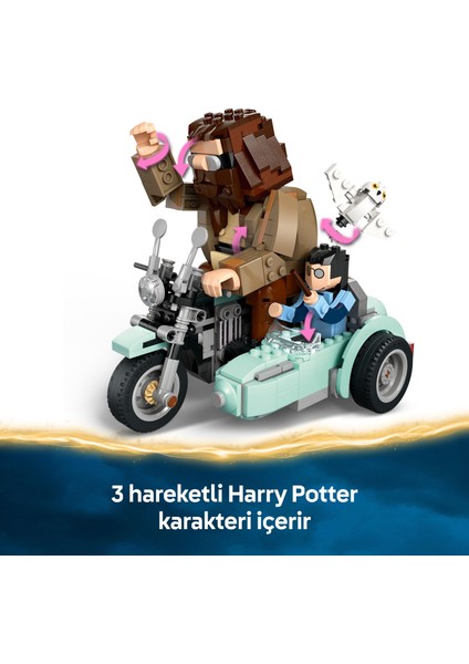 ® Harry Potter™ Hagrid™ ve Harry'nin Motosiklet Yolculuğu 76443 - 9 Yaş & Üzeri Çocuklar için Oyuncak Yapım Seti (617 Parça)