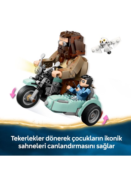® Harry Potter™ Hagrid™ ve Harry'nin Motosiklet Yolculuğu 76443 - 9 Yaş & Üzeri Çocuklar için Oyuncak Yapım Seti (617 Parça)