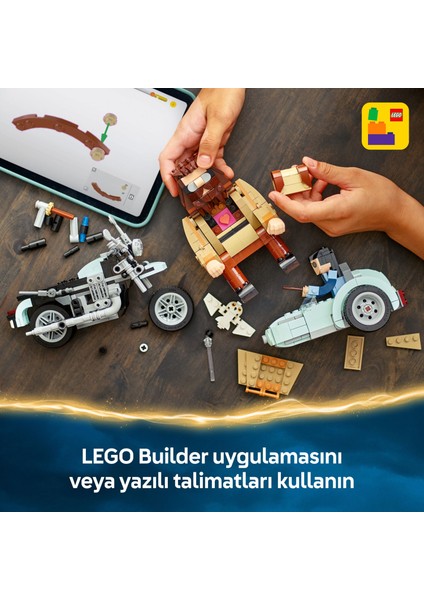 ® Harry Potter™ Hagrid™ ve Harry'nin Motosiklet Yolculuğu 76443 - 9 Yaş & Üzeri Çocuklar için Oyuncak Yapım Seti (617 Parça)