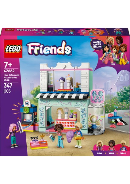 ® Friends Kuaför ve Aksesuar Mağazası 42662 - 7 Yaş & Üzeri Çocuklar için Yaratıcı Oyuncak Yapım Seti (347 Parça)