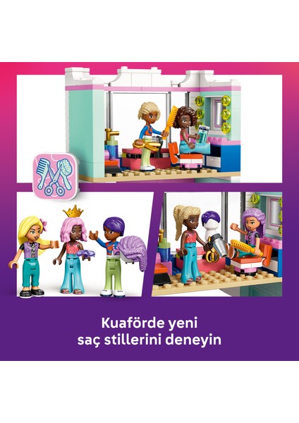 ® Friends Kuaför ve Aksesuar Mağazası 42662 - 7 Yaş & Üzeri Çocuklar için Yaratıcı Oyuncak Yapım Seti (347 Parça)