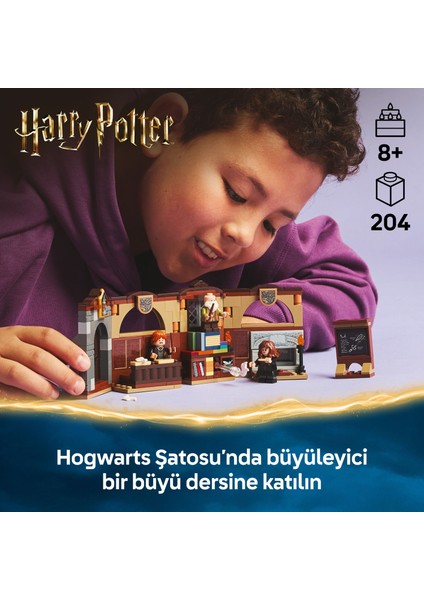® Harry Potter™ Hogwarts™ Şatosu: Tılsım Dersi 76442 - 8 Yaş & Üzeri Çocuklar için Yaratıcı Oyuncak Yapım Seti (204 Parça)