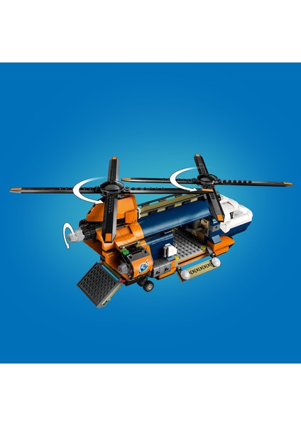 ® City Orman Kaşifinin Helikopteri Kamp Yerinde 60437 - 8 Yaş & Üzeri Çocuklar için Yaratıcı Oyuncak Yapım Seti (881 Parça)