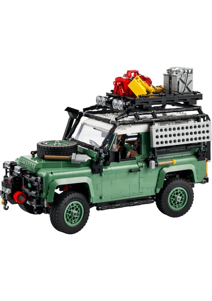 ® Icons Land Rover Klasik Defender 90 10317 - Yetişkinler için Yaratıcı Model Yapım Seti (2336 Parça)