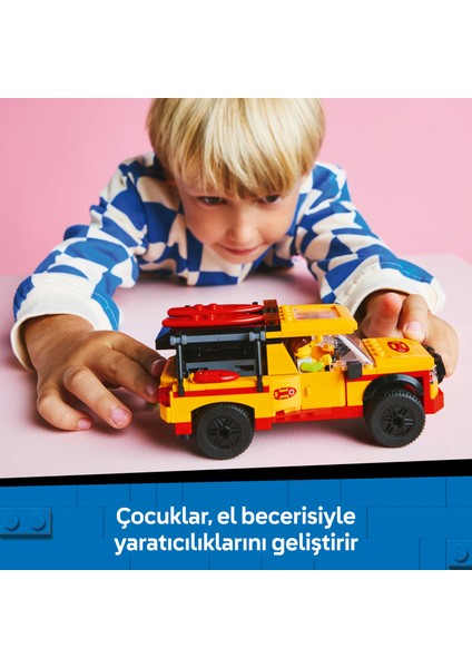 ® City Cankurtaran Kamyoneti 60453 - 6 Yaş & Üzeri Çocuklar için Yaratıcı Oyuncak Yapım Seti (214 Parça)