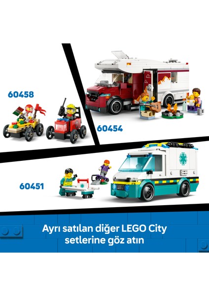 ® City Cankurtaran Kamyoneti 60453 - 6 Yaş & Üzeri Çocuklar için Yaratıcı Oyuncak Yapım Seti (214 Parça)