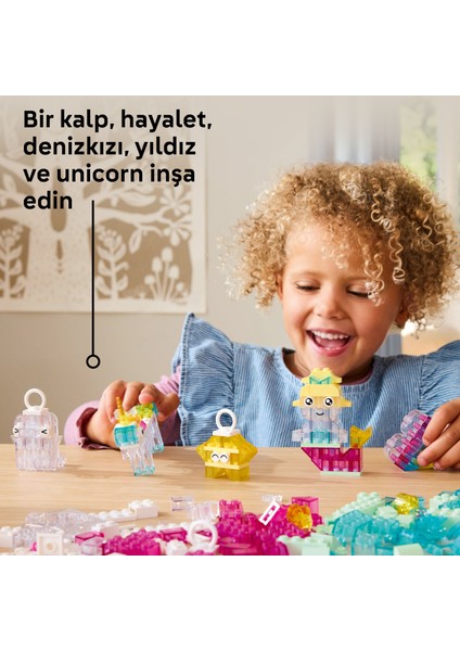 ® Classic Sihirli Saydam Kutu 11040 - 5 Yaş & Üzeri Çocuklar için Yaratıcı Oyuncak Yapım Seti (340 Parça)