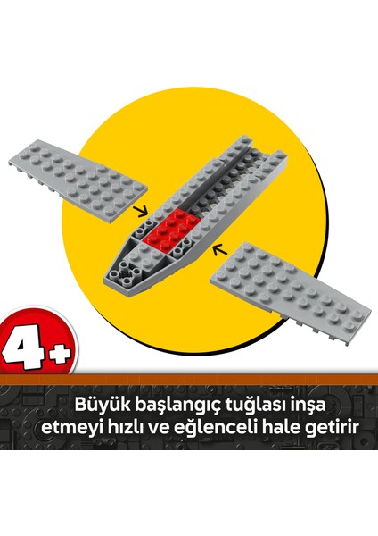 ® Star Wars™ Mando ve Grogu'nun N-1 Starfighter™’ı 75410 - 4 Yaş & Üzeri Çocuklar için Yaratıcı Oyuncak Yapım Seti (92 Parça)