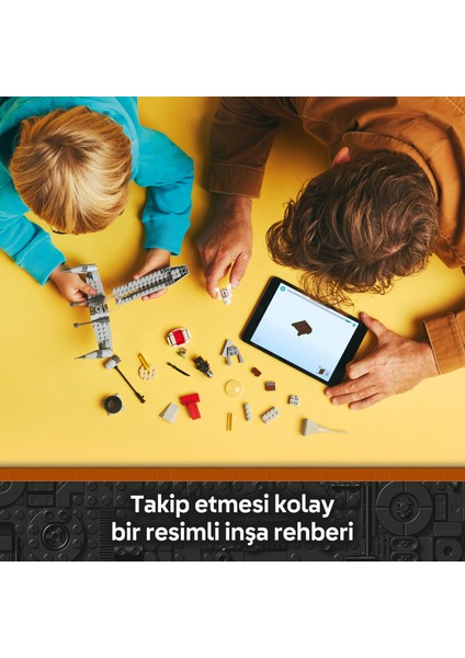 ® Star Wars™ Mando ve Grogu'nun N-1 Starfighter™’ı 75410 - 4 Yaş & Üzeri Çocuklar için Yaratıcı Oyuncak Yapım Seti (92 Parça)
