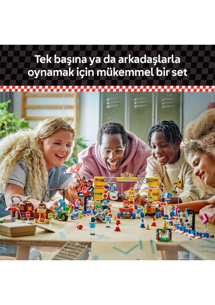 ® Super Mario™ Mario Kart™ – Baby Mario ile Baby Luigi 72034 - 8 Yaş & Üzeri Çocuklar için Oyuncak Yapım Seti (321 P)