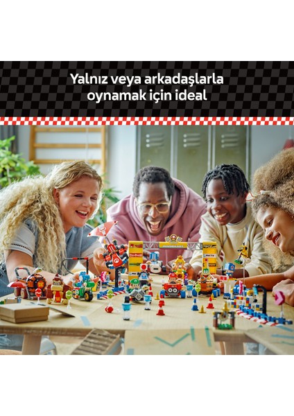 ® Super Mario™ Mario Kart™ – Baby Peach ve Grand Prix Seti 72036 - 8 Yaş & Üzeri Çocuklar için Oyuncak Yapım Seti (823 P)