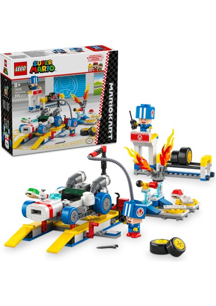 ® Super Mario™ Mario Kart™ – Toad'un Garajı 72035 - 8 Yaş & Üzeri Çocuklar için Yaratıcı Oyuncak Yapım Seti (390 P)