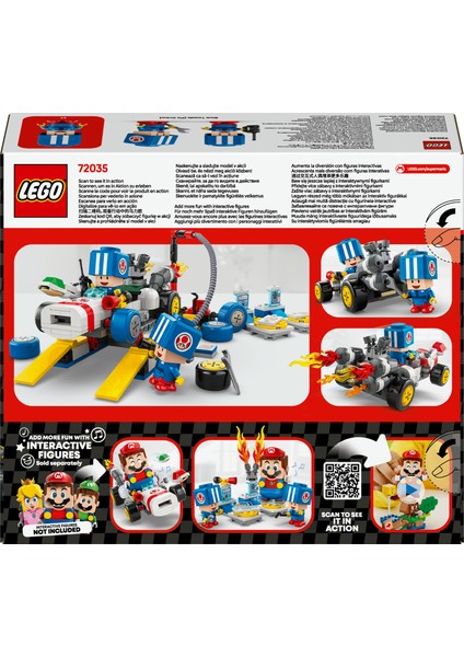 ® Super Mario™ Mario Kart™ – Toad'un Garajı 72035 - 8 Yaş & Üzeri Çocuklar için Yaratıcı Oyuncak Yapım Seti (390 P)