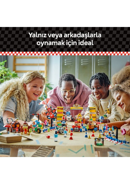 ® Super Mario™ Mario Kart™ – Toad'un Garajı 72035 - 8 Yaş & Üzeri Çocuklar için Yaratıcı Oyuncak Yapım Seti (390 P)