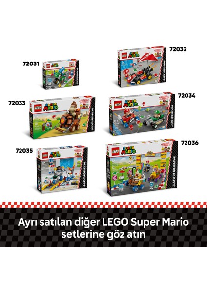 ® Super Mario™ Mario Kart™ – Toad'un Garajı 72035 - 8 Yaş & Üzeri Çocuklar için Yaratıcı Oyuncak Yapım Seti (390 P)