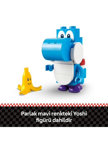 ® Super Mario™ Mario Kart™ – Yoshi Bike 72031 - 7 Yaş & Üzeri Çocuklar için Yaratıcı Oyuncak Yapım Seti (133 P)