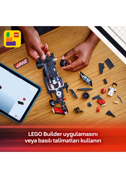 ® Speed Champions MoneyGram Haas F1® Team VF-24 Yarış Arabası 77250 - 10 Yaş & Üzeri Çocuklar için Oyuncak Yapım Seti (242 P)