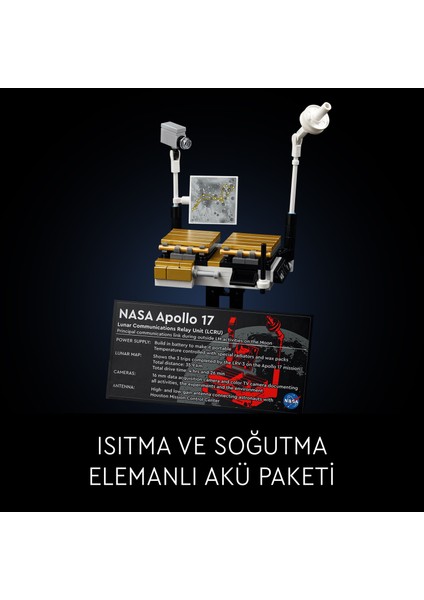 ® Technic NASA Apollo Ay Taşıtı - LRV 42182 - Yetişkinler için Koleksiyonluk Yaratıcı Model Yapım Seti (1913 Parça)